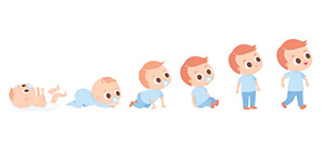 صورة: مراحل نمو الطفل من عمر يوم حتى 12 شهر