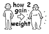 طريقة زيادة الوزن