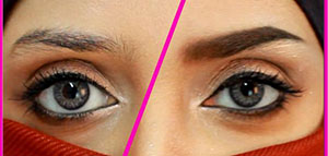 صورة: الحواجب و طريقة رسم الحواجب باستخدام التاتو